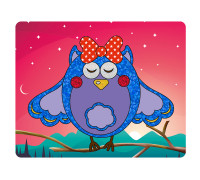 Аппликация фольгой "Hobbius. Сова" 20x25см, FBT-02 №02/1