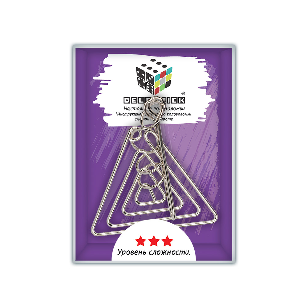 Головоломка металлическая DELFBRICK "Лабиринт" 6эл., DLM-39/1